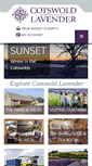 Mobile Screenshot of cotswoldlavender.co.uk